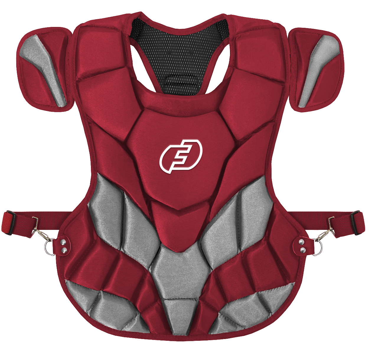 FORCE3 Defender Two-Tone Catcher Chest Protector | Meets NOCSAE