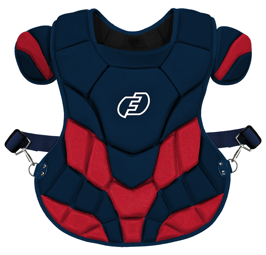 FORCE3 Defender Two-Tone Catcher Chest Protector | Meets NOCSAE