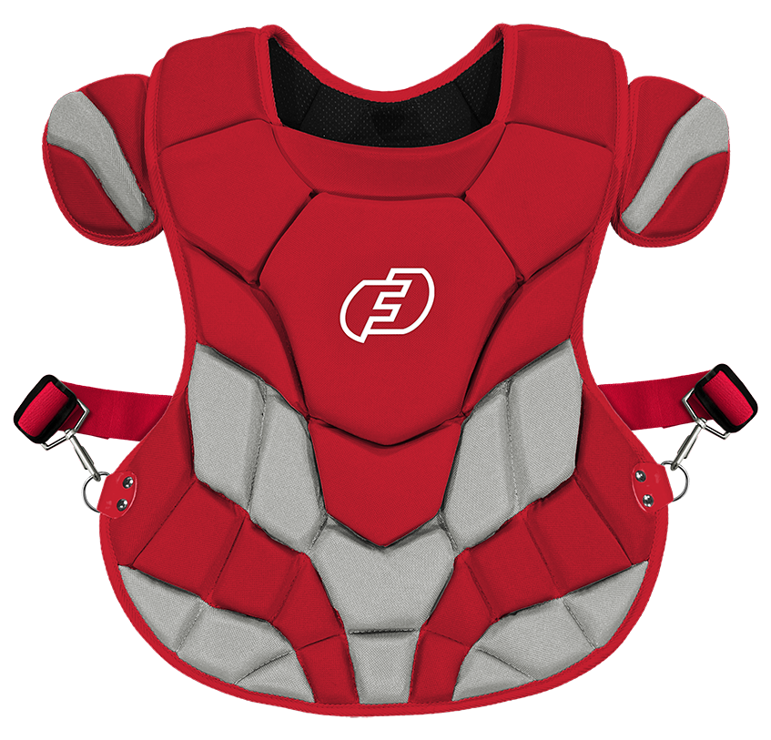 FORCE3 Defender Two-Tone Catcher Chest Protector | Meets NOCSAE