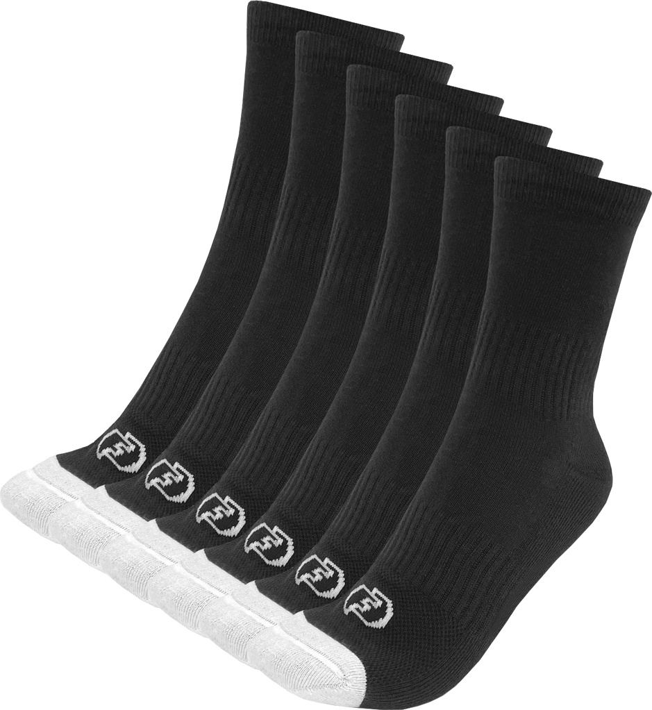 FORCE3 Ultimate Crew Sock Value Set | 6 Pairs
