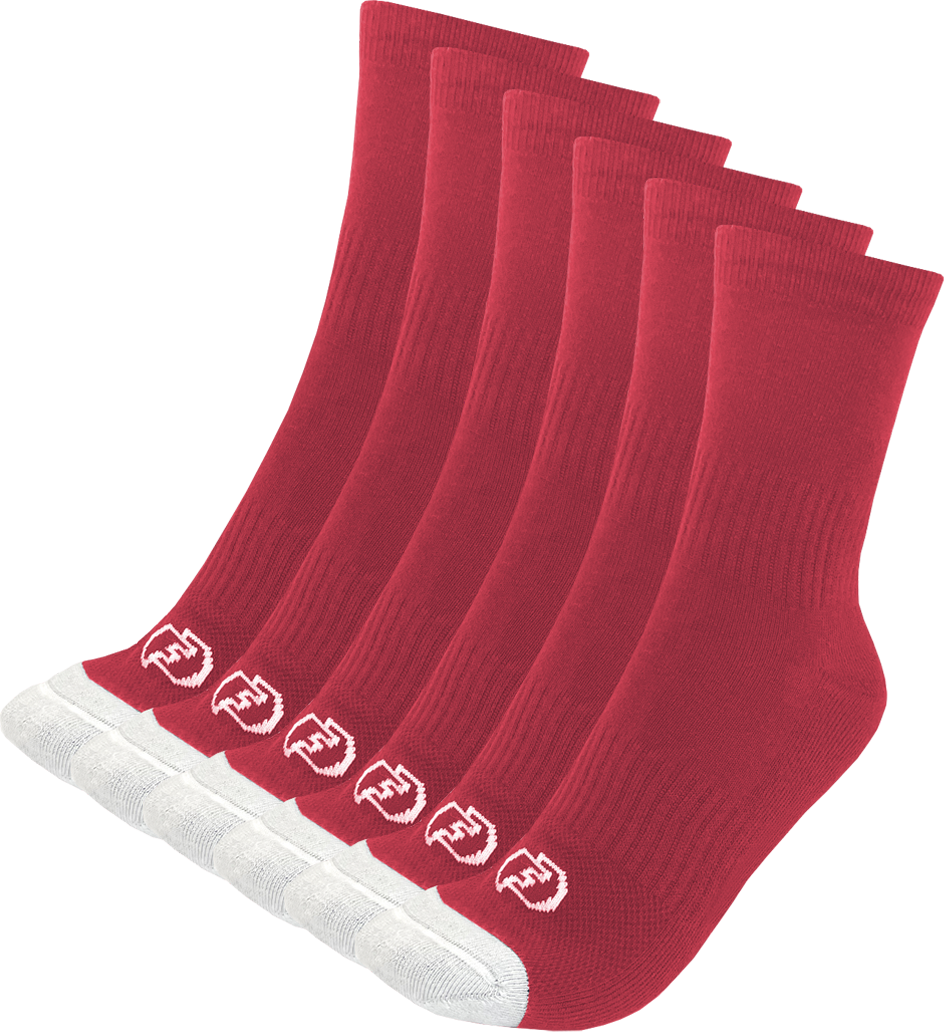 FORCE3 Ultimate Crew Sock Value Set | 6 Pairs