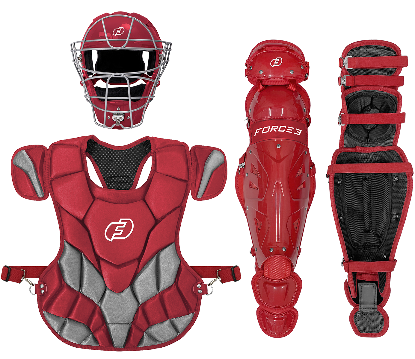 FORCE3 Defender Helmet Catchers Set | Youth (ages 9-12) | Meets NOCSAE
