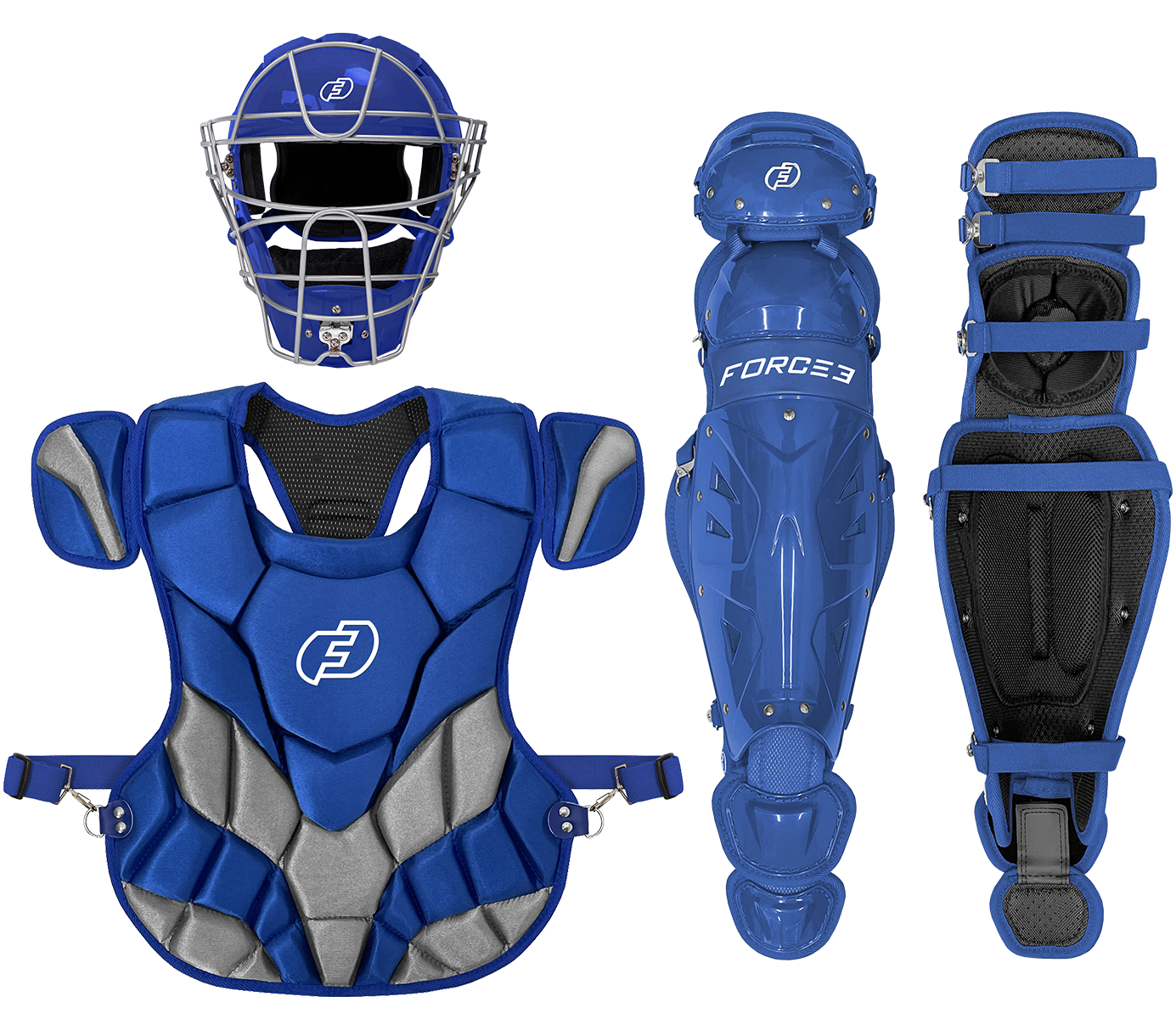 FORCE3 Defender Helmet Catchers Set | Youth (ages 9-12) | Meets NOCSAE