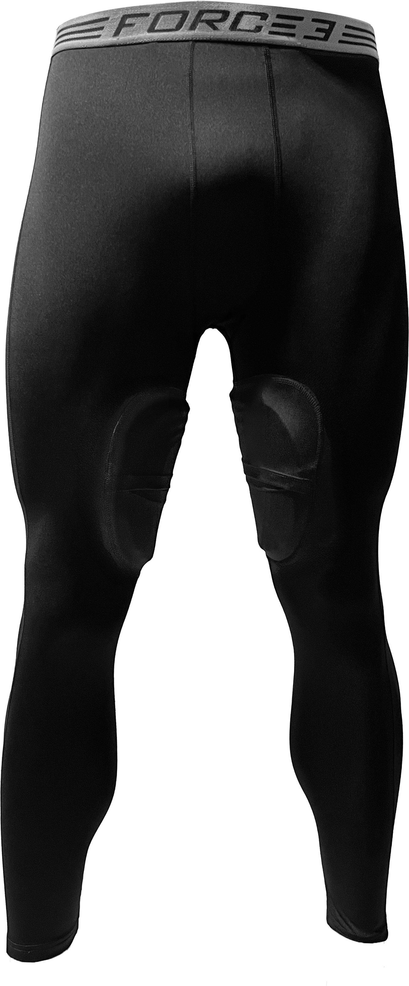 FORCE3 Men's Compression Tights with Hero Tech Impact Protection