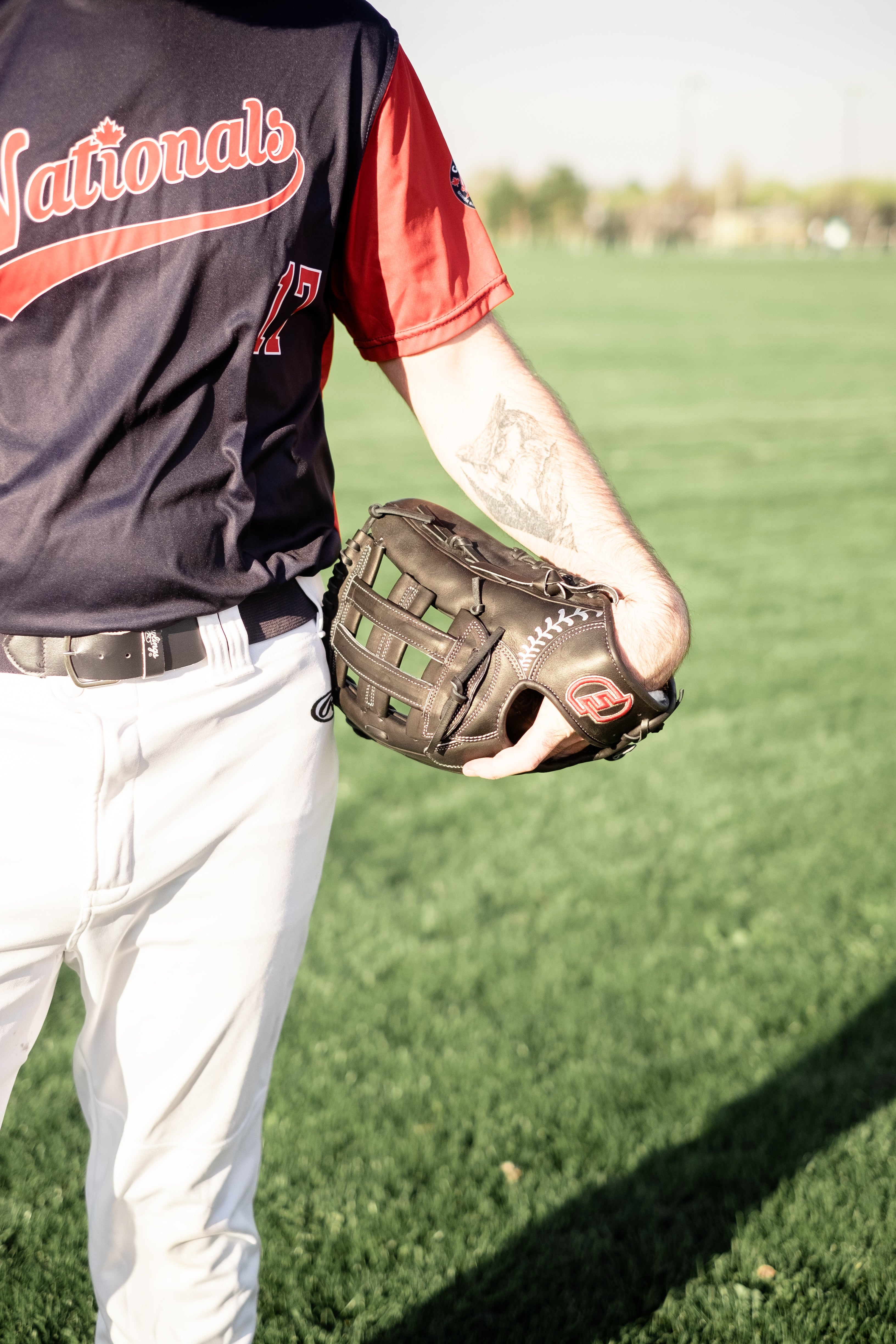 FORCE3 ELITE Series Outfielder's Glove - Black