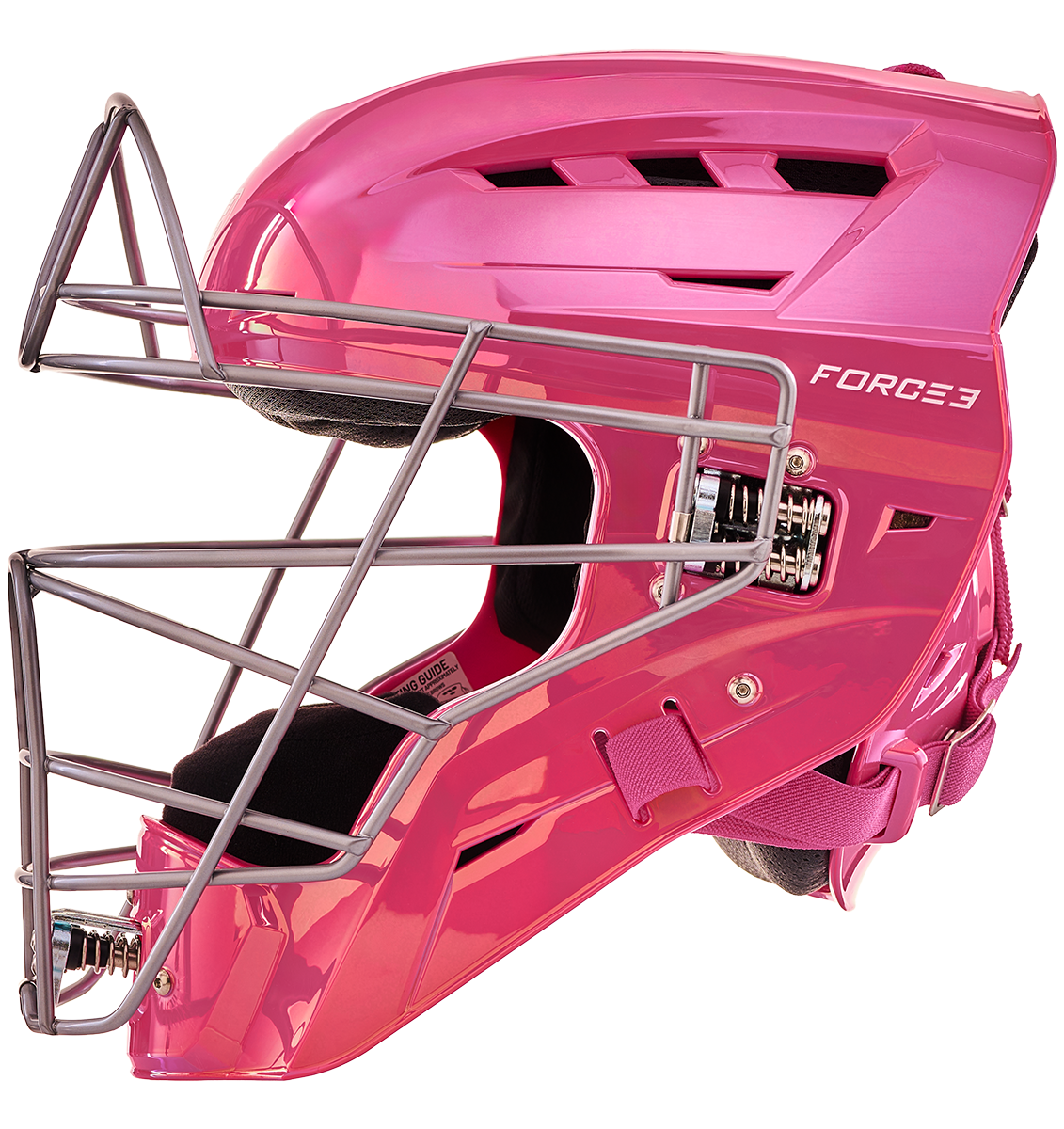FORCE3 XS3® PRO Limited Edition Chrome Catchers Helmet | Meets NOCSAE