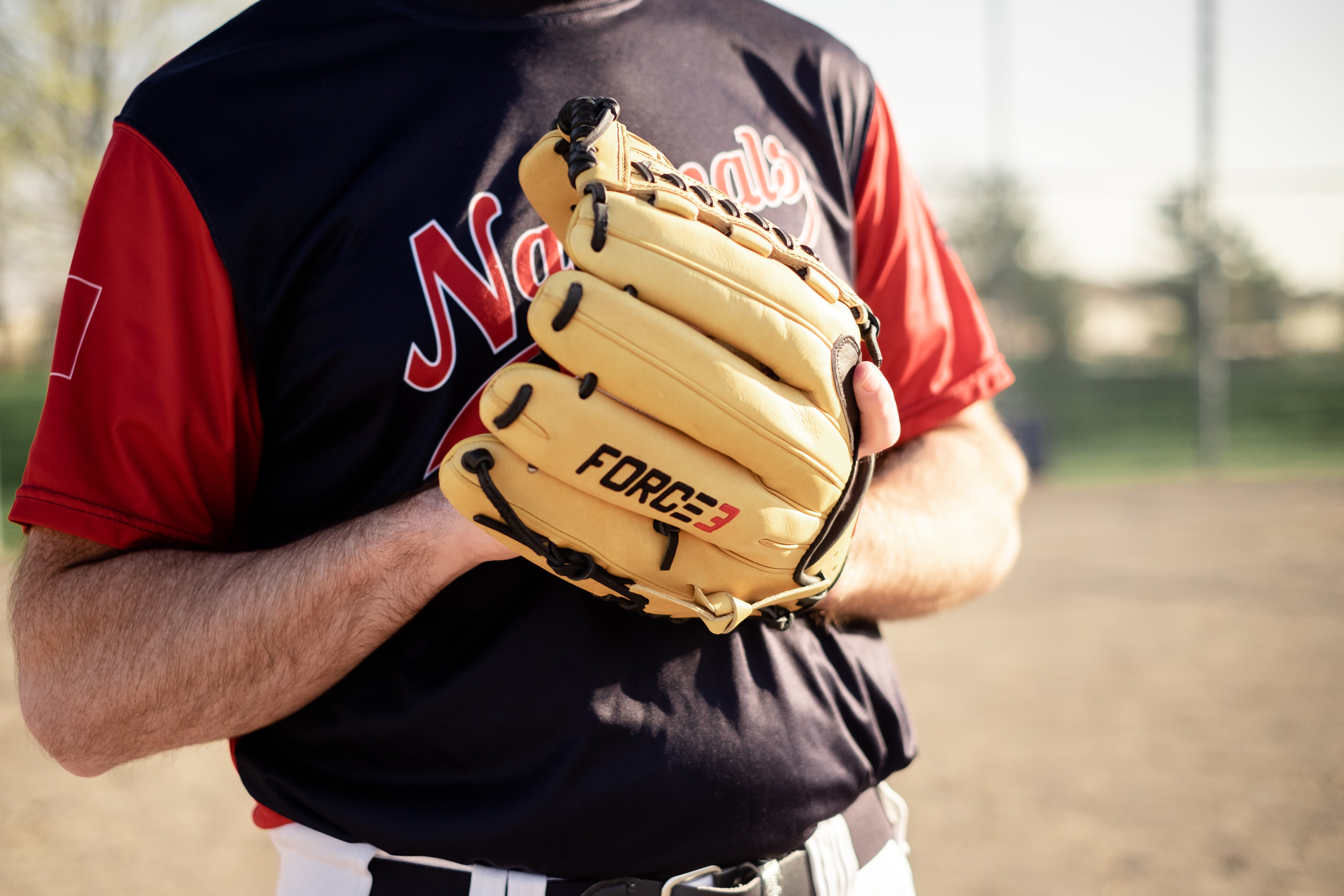 FORCE3 ELITE Series Pitcher's Glove - Tan