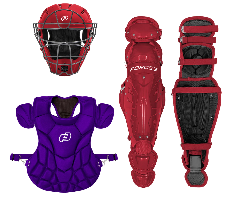 Build Your Own Catcher's Set | XS3® PRO Catchers Helmet, Chest Protector and Leg Guards | Save 15% at Checkout