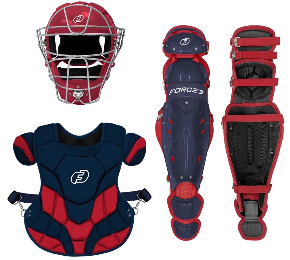 Build Your Own Catcher's Set | Defender Catchers Helmet, Chest Protector and Defender Leg Guards | Save 15% at Checkout