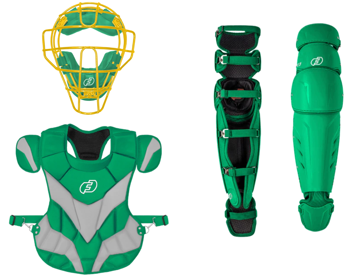 Build Your Own Catchers Set | Traditional Defender Mask, Chest Protector and XS3 leg guards | Save 15% at Checkout