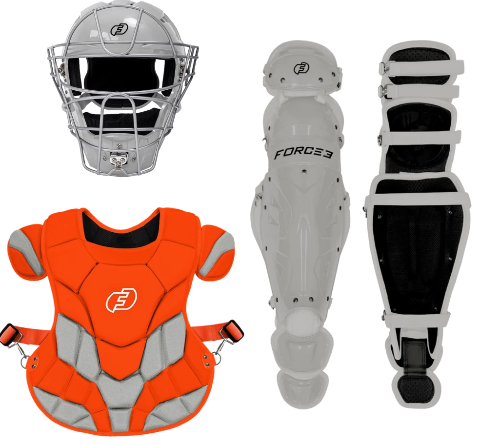 Build Your Own Catcher's Set | Defender Catchers Helmet, Chest Protector and Defender Leg Guards | Save 15% at Checkout