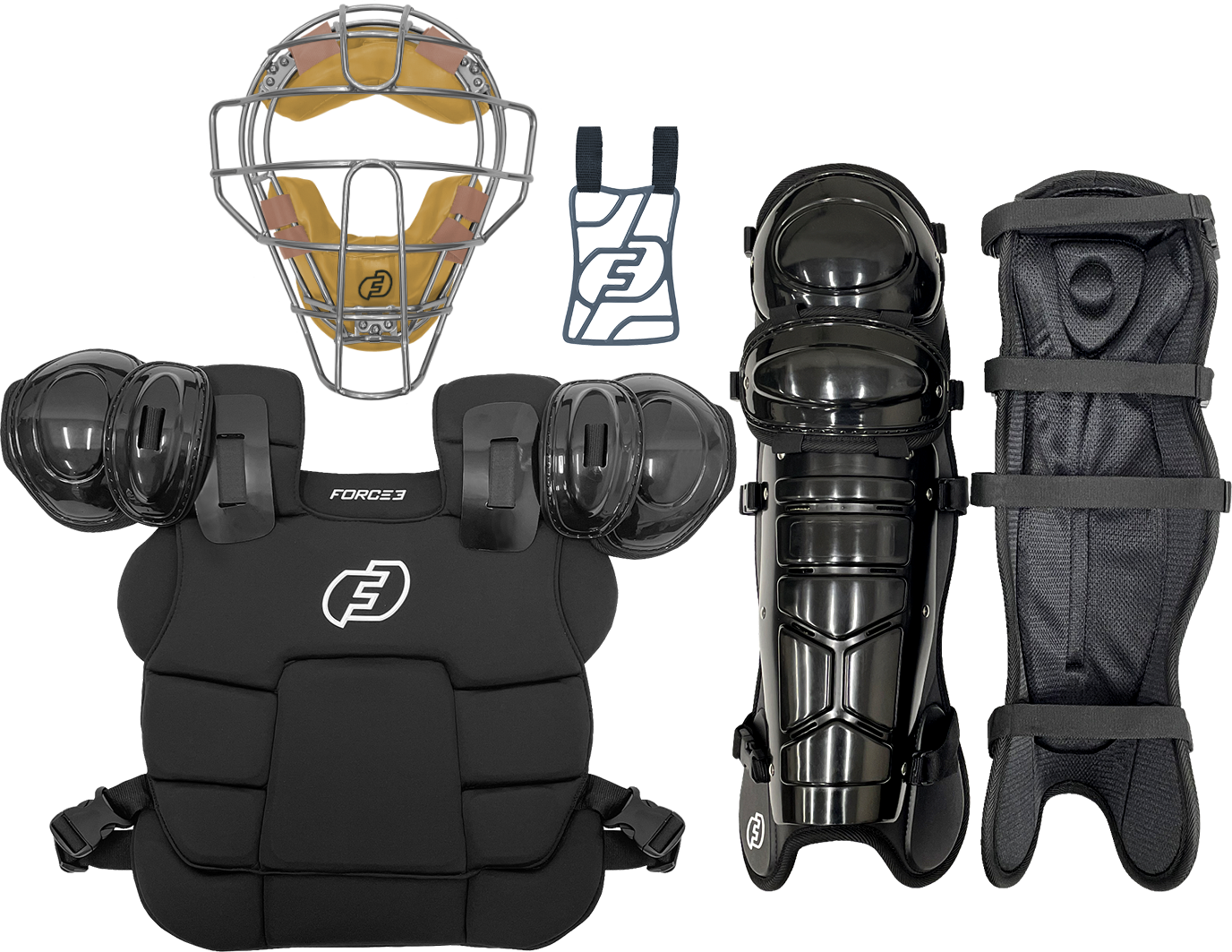 FORCE3 Ultimate Umpire Traditional Defender Mask Set