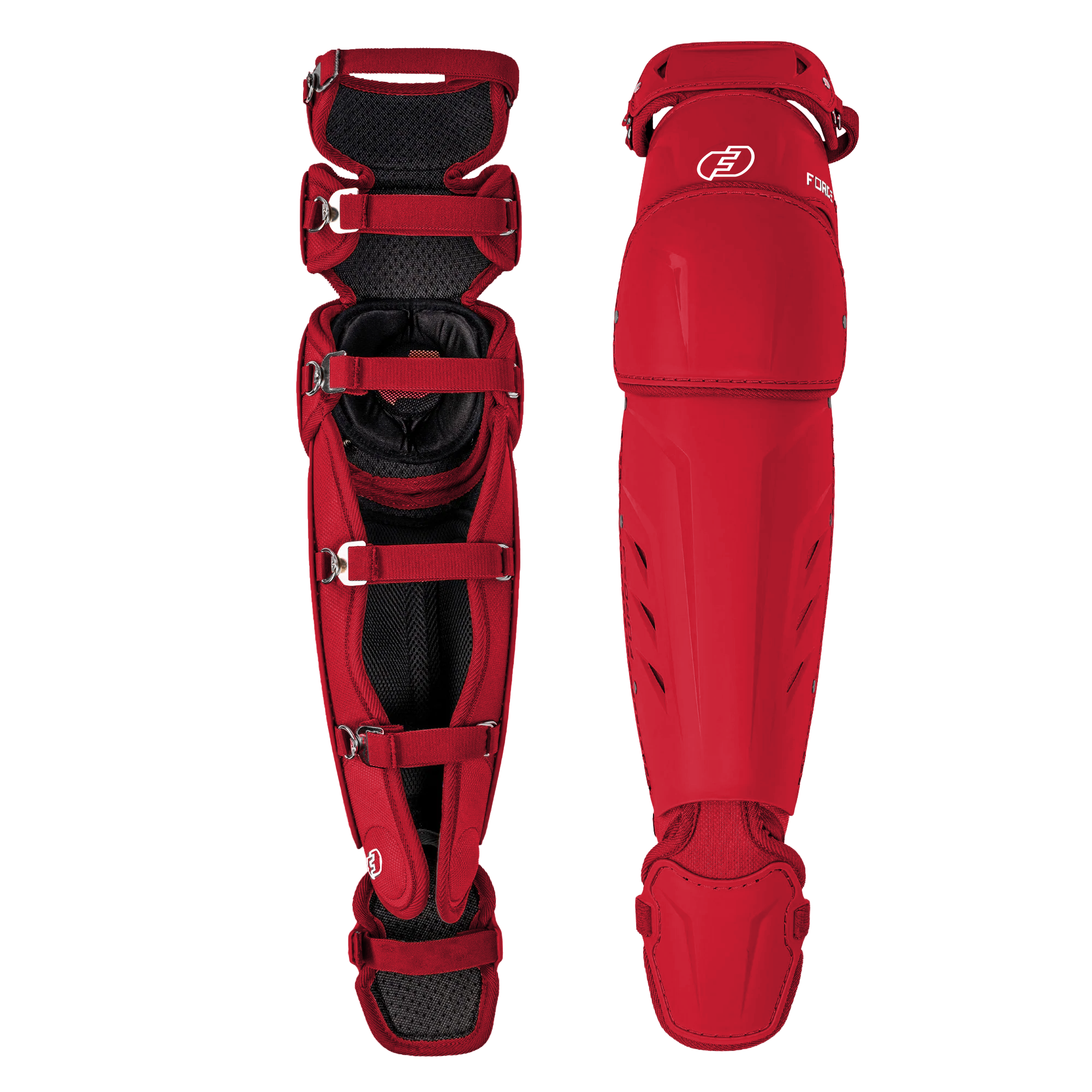 FORCE3 XS3® ELITE Leg Guards | Specifically Designed for use with the PitchCom® System - Adult