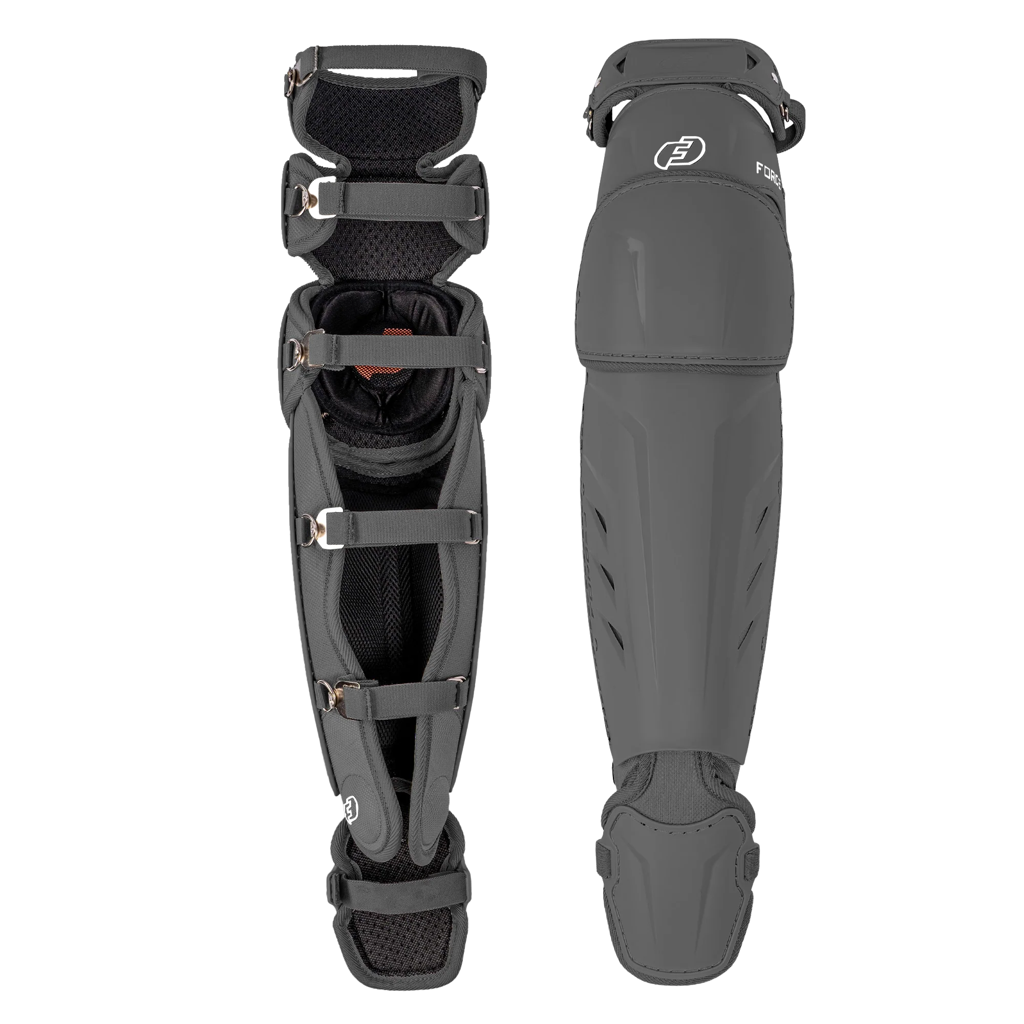 FORCE3 XS3® ELITE Leg Guards | Specifically Designed for use with the PitchCom® System - Adult