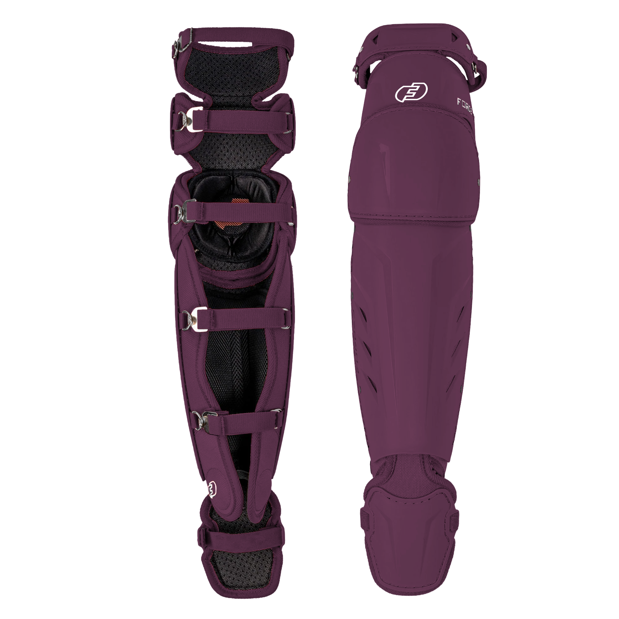 FORCE3 XS3® ELITE Leg Guards | Specifically Designed for use with the PitchCom® System - Adult