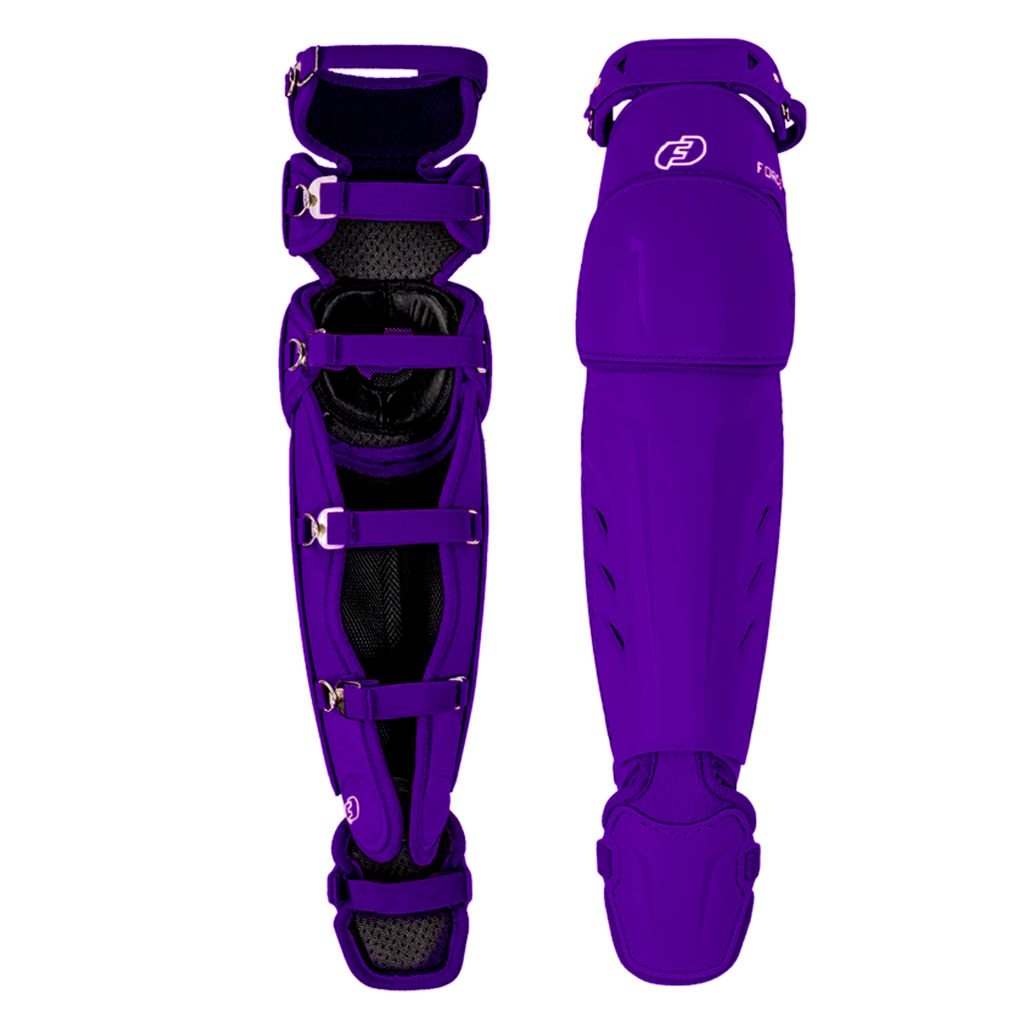 FORCE3 XS3® ELITE Leg Guards | Specifically Designed for use with the PitchCom® System - Adult