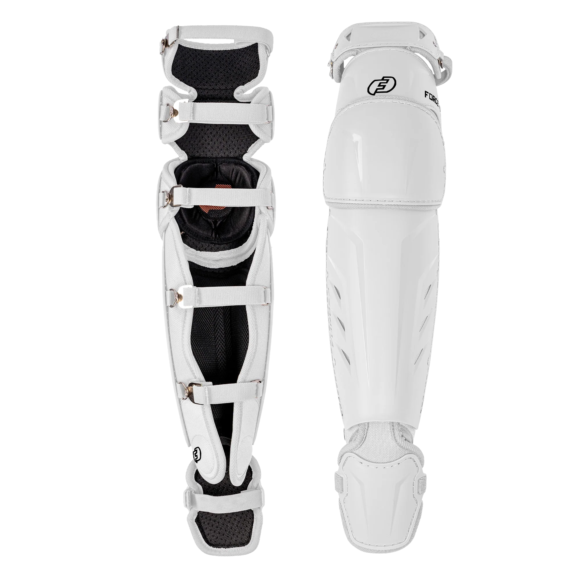 FORCE3 XS3® ELITE Leg Guards | Specifically Designed for use with the PitchCom® System - Adult