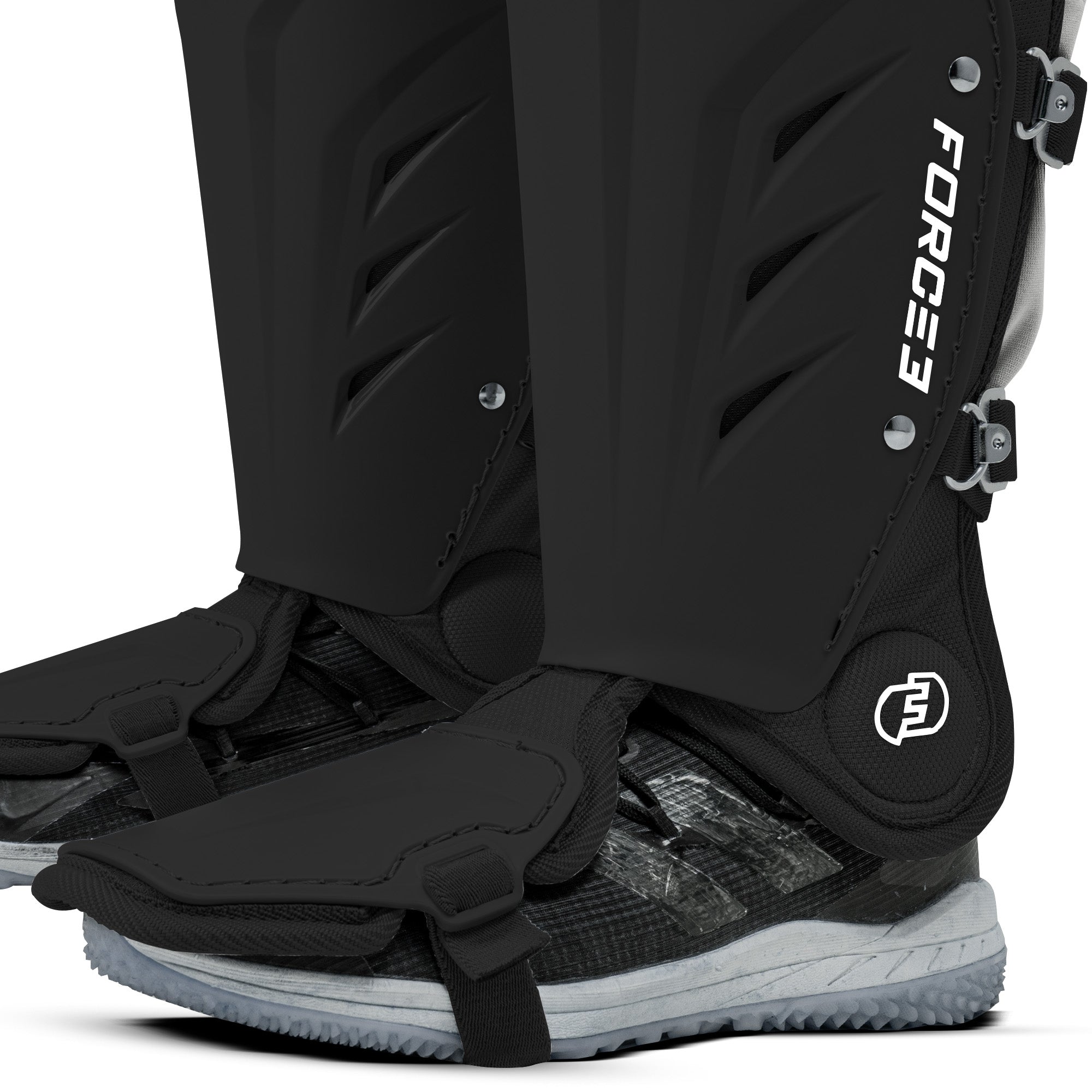 FORCE3 XS3® ELITE Leg Guards | Specifically Designed for use with the PitchCom® System - Adult