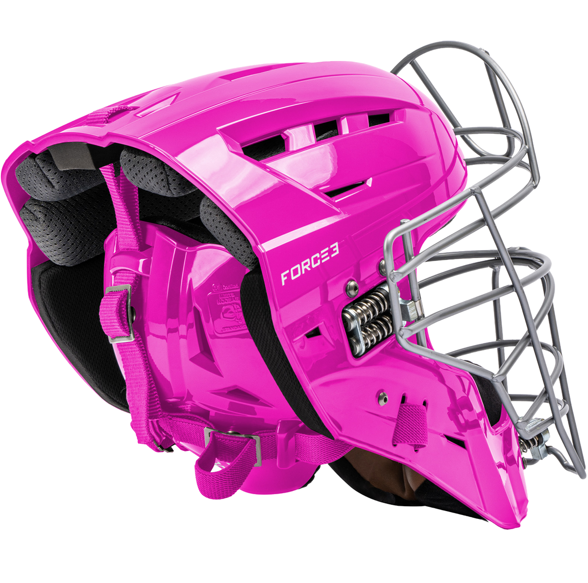 FORCE3 XS3® PRO Catchers Helmet | Gloss | Meets NOCSAE