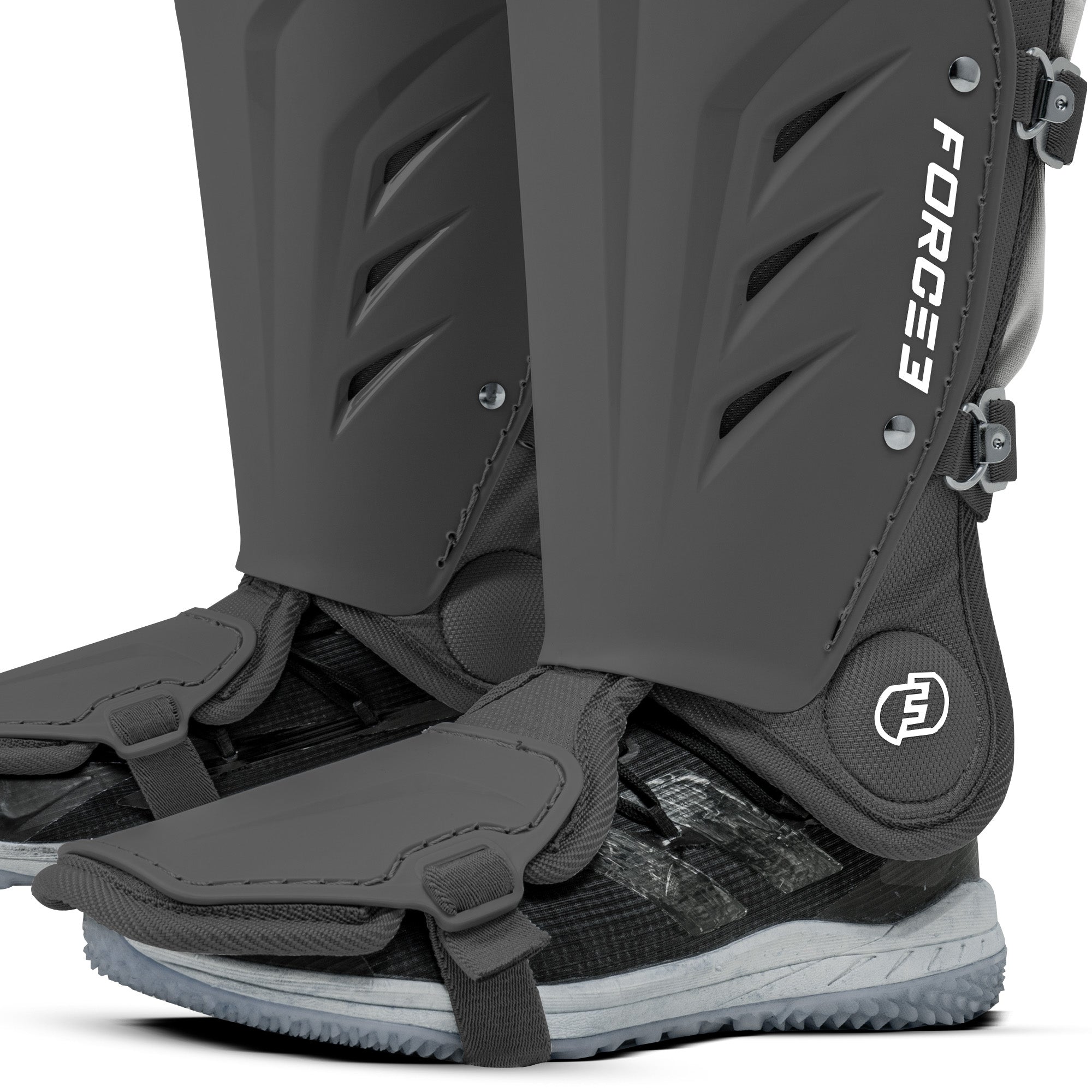 FORCE3 XS3® ELITE Leg Guards | Specifically Designed for use with the PitchCom® System - Adult