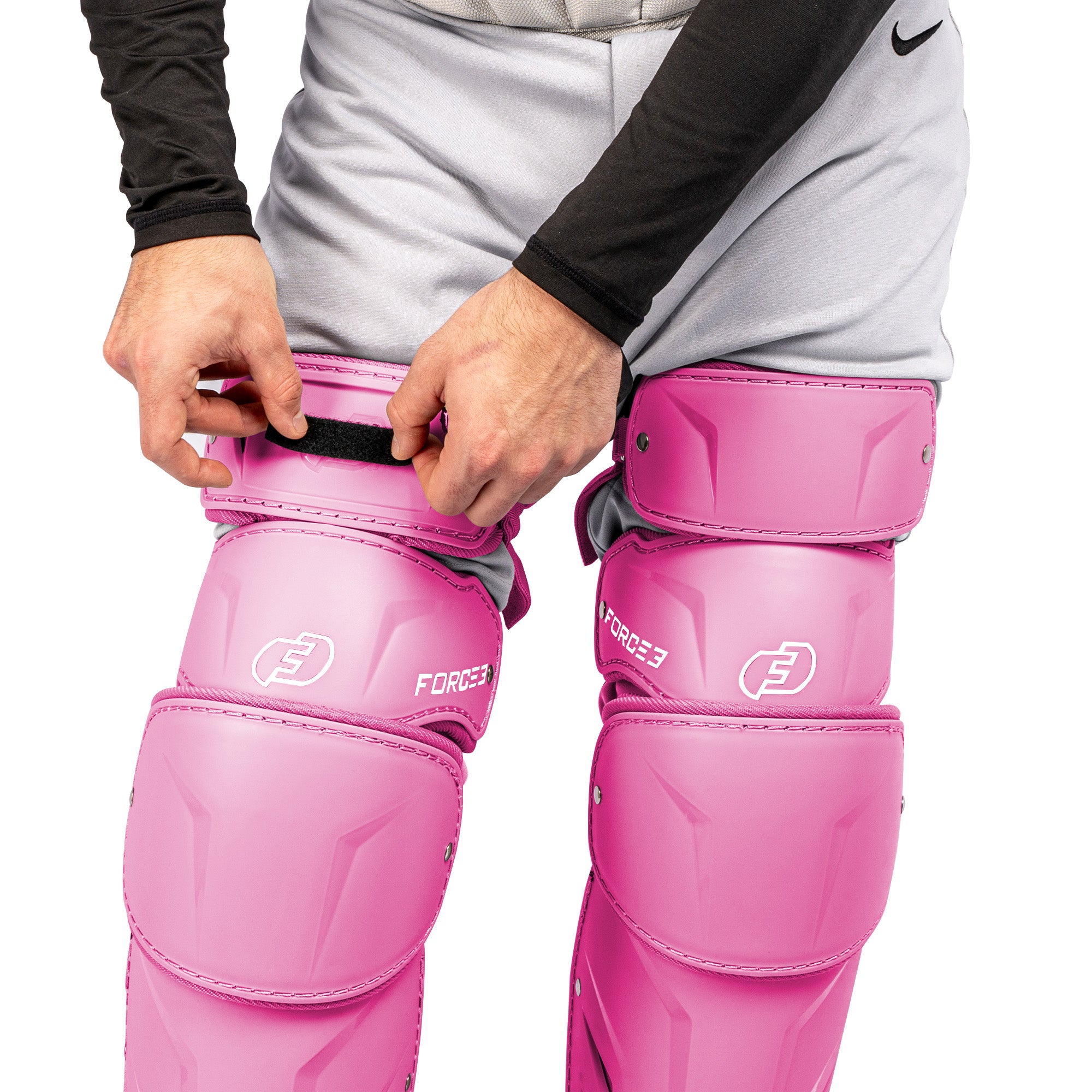 FORCE3 XS3® ELITE Leg Guards | Specifically Designed for use with the PitchCom® System - Adult