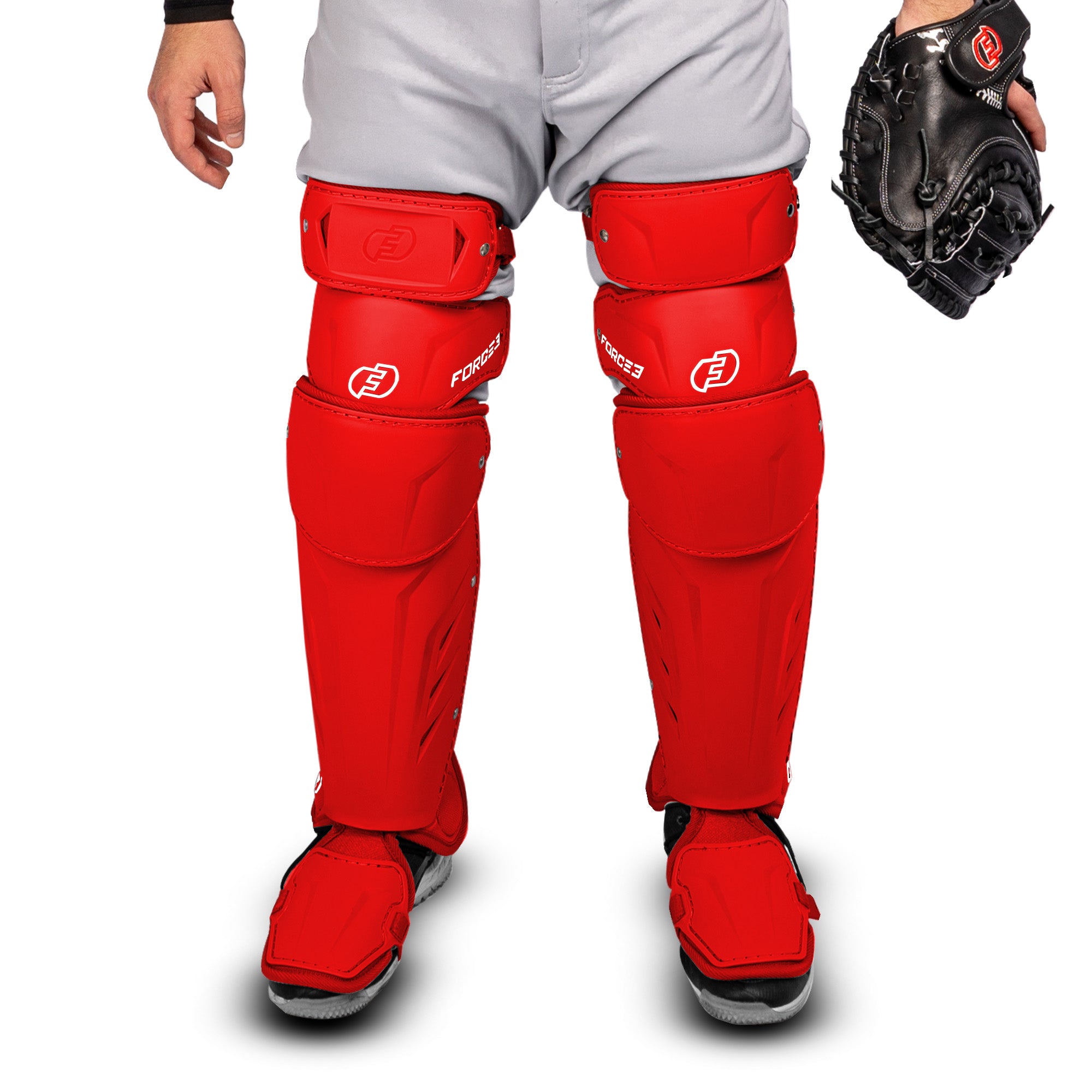 FORCE3 XS3® ELITE Leg Guards | Specifically Designed for use with the PitchCom® System - Intermediate