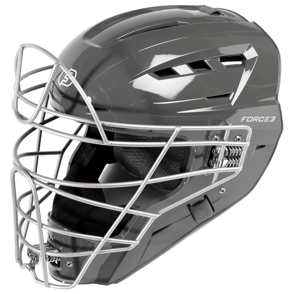 FORCE3 XS3® PRO Catchers Helmet | Gloss | Meets NOCSAE