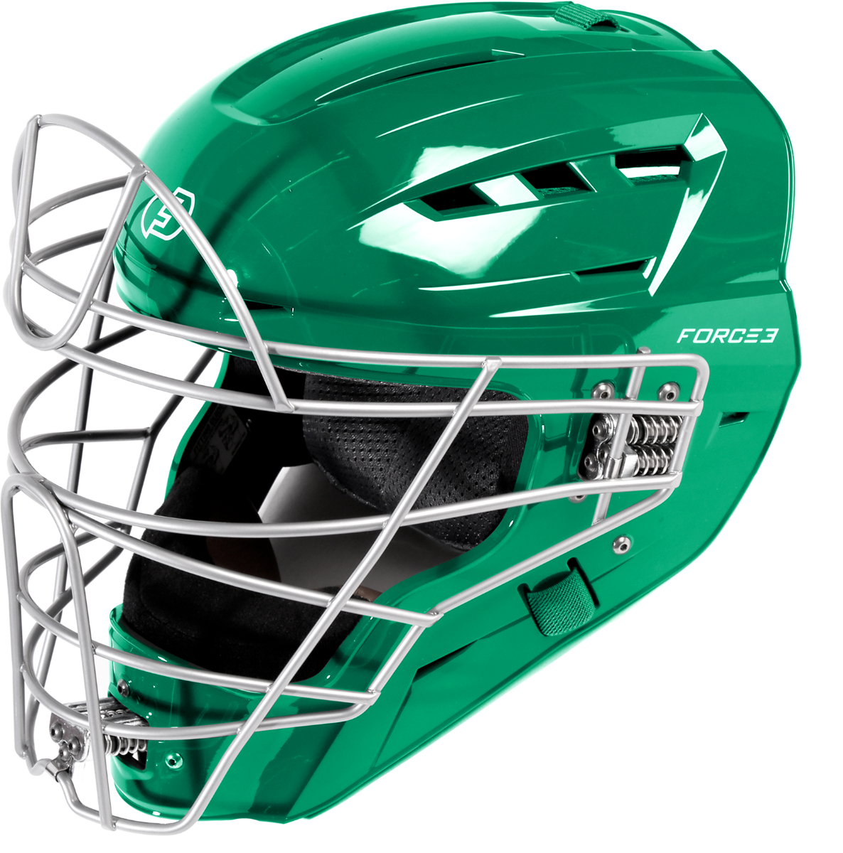 FORCE3 XS3® PRO Catchers Helmet | Gloss | Meets NOCSAE