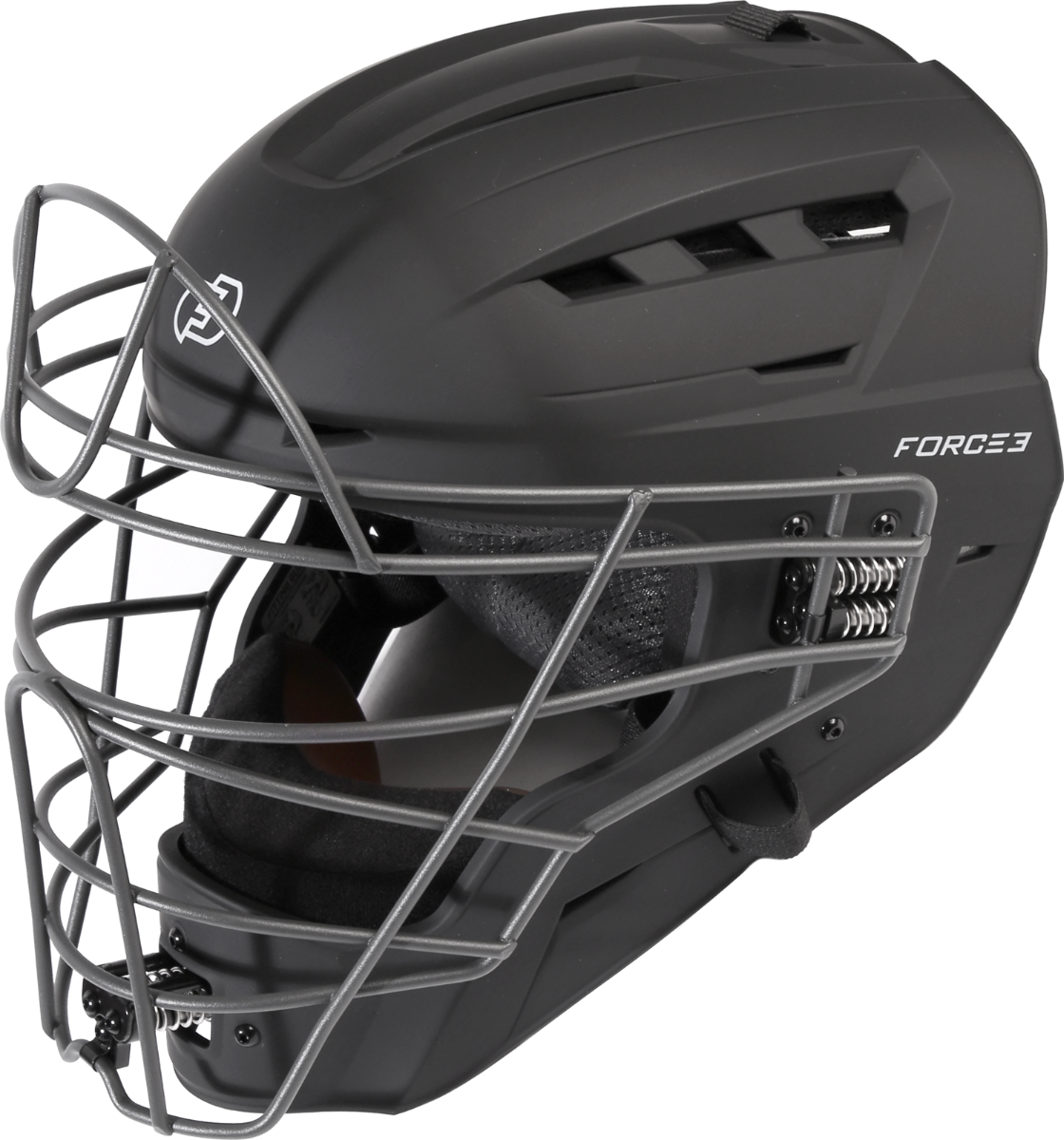 FORCE3 XS3® PRO Catchers Helmet | Matte |  Meets NOCSAE