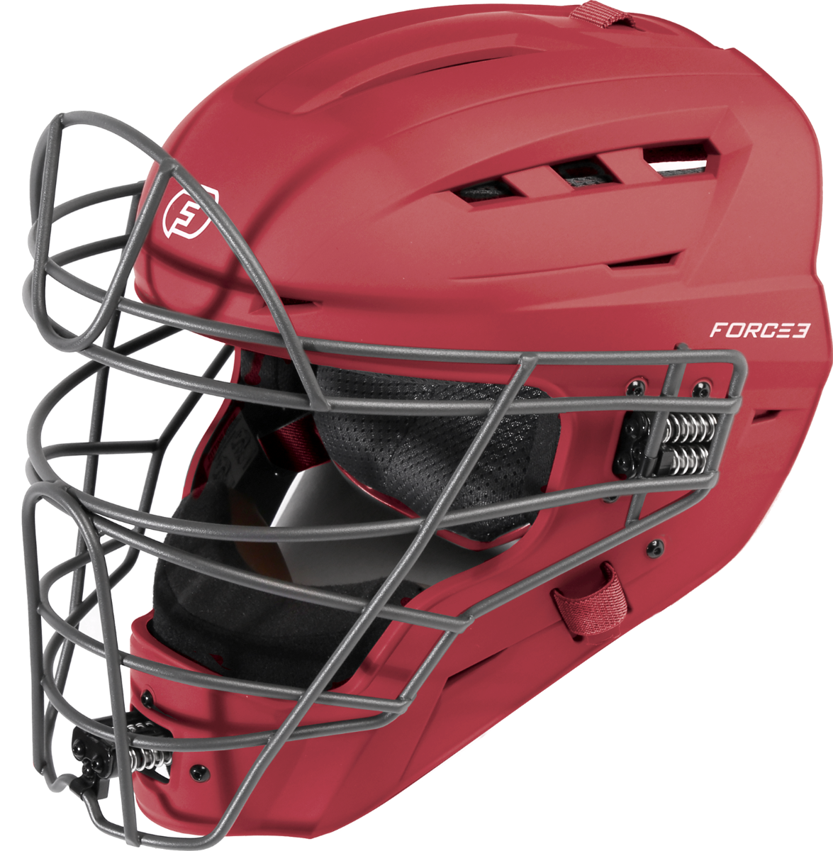 FORCE3 XS3® PRO Catchers Helmet | Matte |  Meets NOCSAE