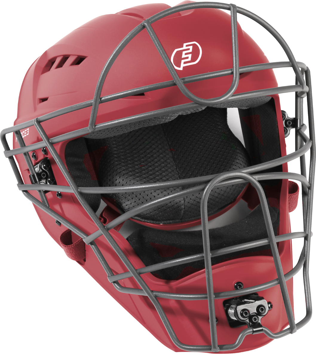 FORCE3 XS3® PRO Catchers Helmet | Matte |  Meets NOCSAE