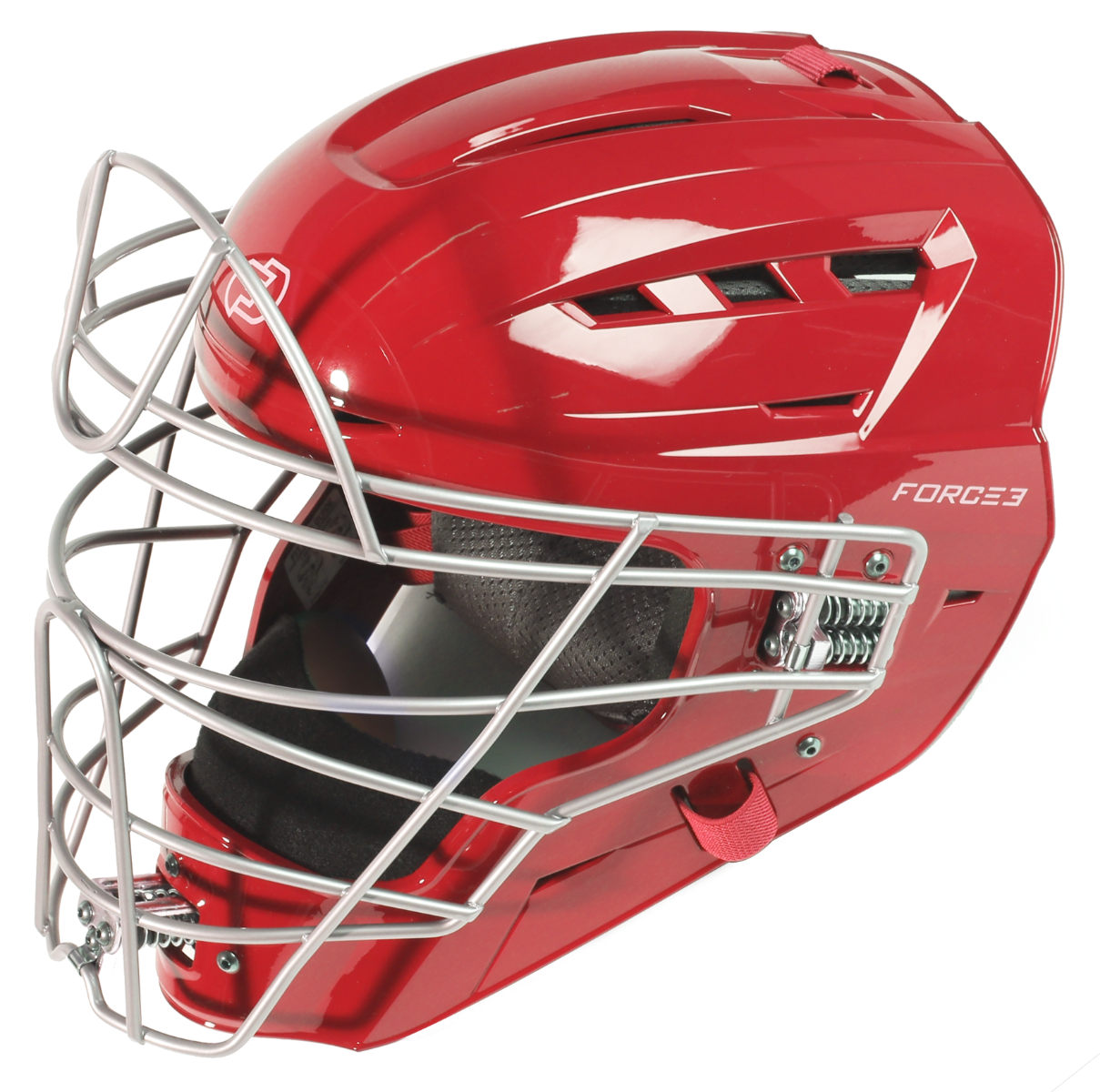 FORCE3 XS3® PRO Catchers Helmet | Gloss | Meets NOCSAE