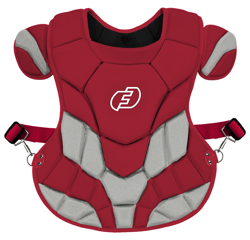 FORCE3 Defender Two-Tone Catcher Chest Protector | Meets NOCSAE