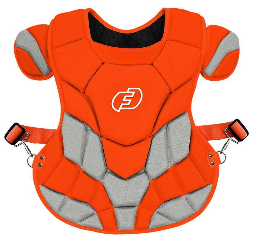 FORCE3 Defender Two-Tone Catcher Chest Protector | Meets NOCSAE