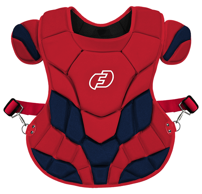 FORCE3 Defender Two-Tone Catcher Chest Protector | Meets NOCSAE
