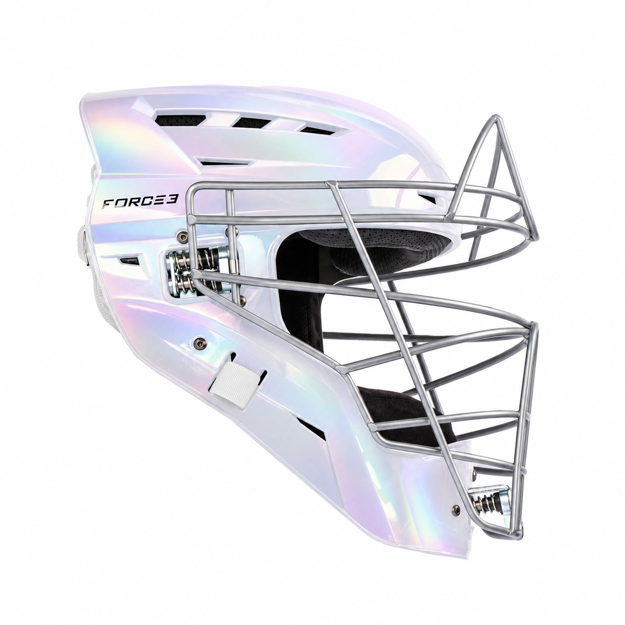 FORCE3 XS3® PRO Limited Edition Chrome Catchers Helmet | Meets NOCSAE