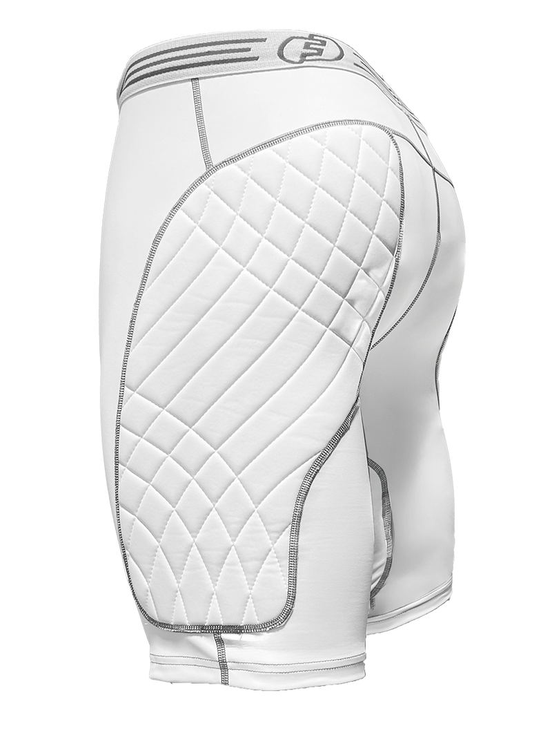 FORCE3 Men's Compression Sliding Shorts with Hero Tech Impact Protection Medium