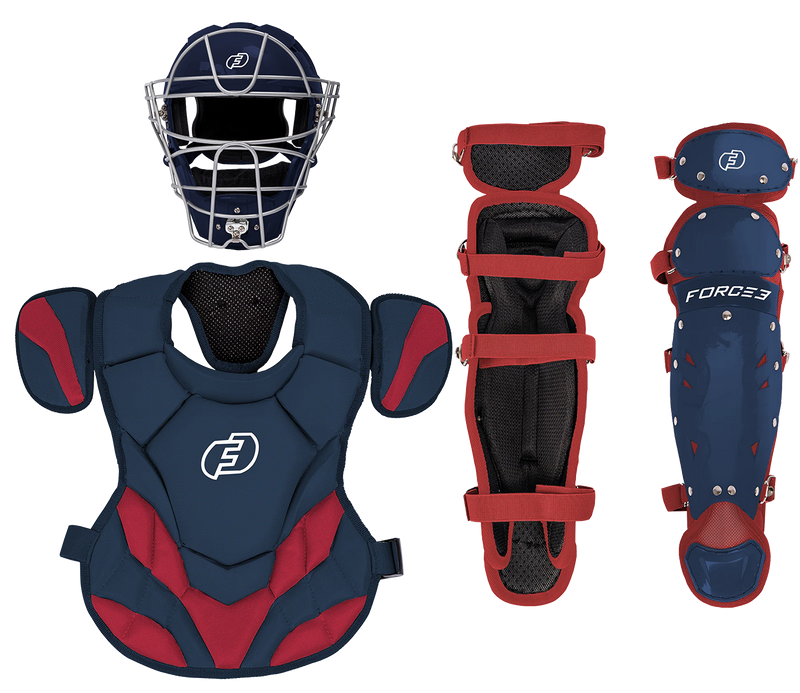 FORCE3 JUNIOR DEFENDER CATCHERS SET - AGES 6-9 | MEETS NOCSAE