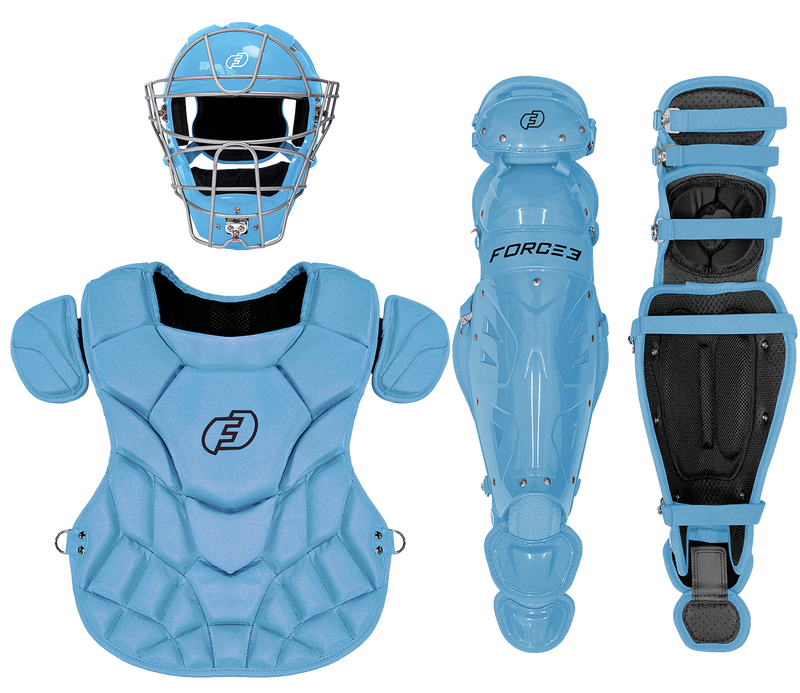 FORCE3 Defender Helmet Catcher's Set | Adult (ages 16+) | Meets NOCSAE