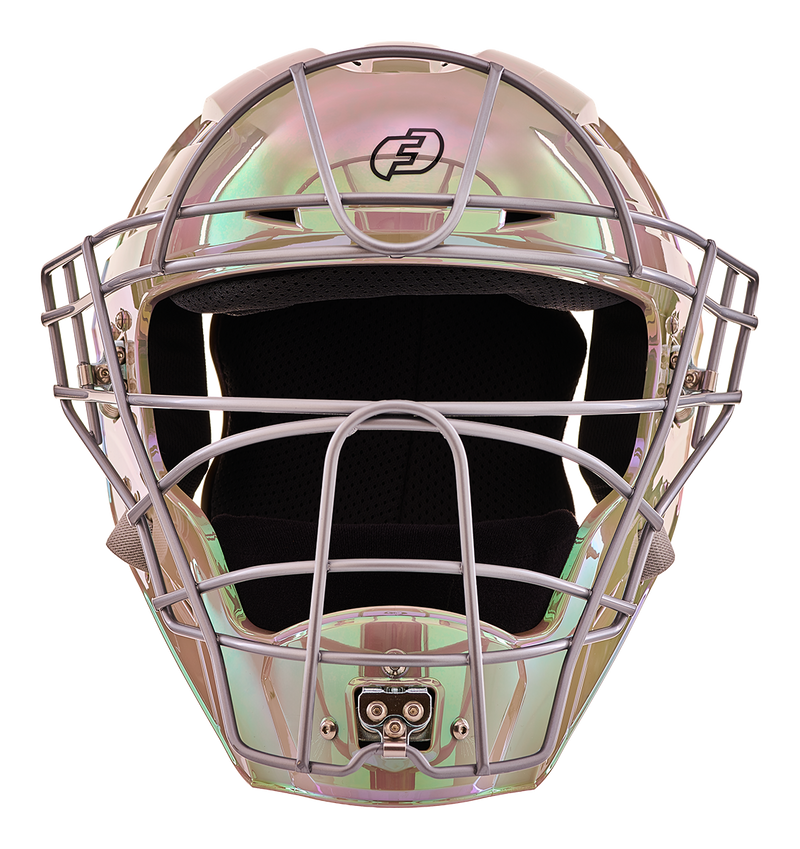 FORCE3 XS3® PRO Limited Edition Chrome Catchers Helmet | Meets NOCSAE