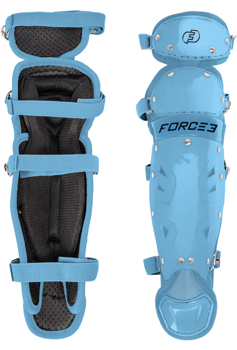 FORCE3 Defender Catcher Leg Guards -  12.5" Junior Ages 6-9