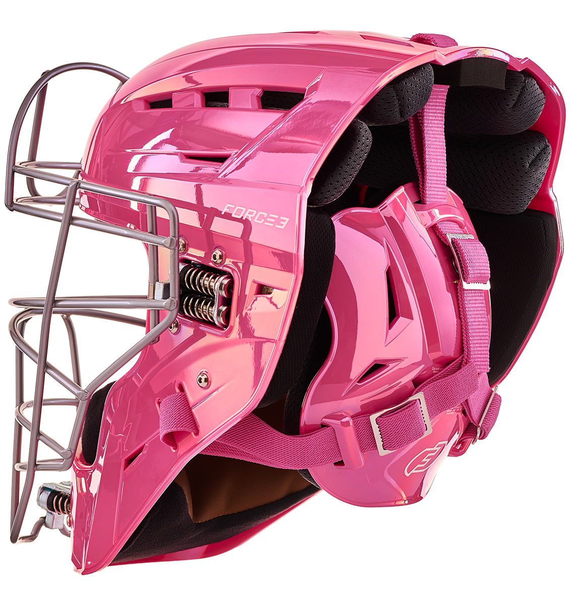FORCE3 XS3® PRO Limited Edition Chrome Catchers Helmet | Meets NOCSAE