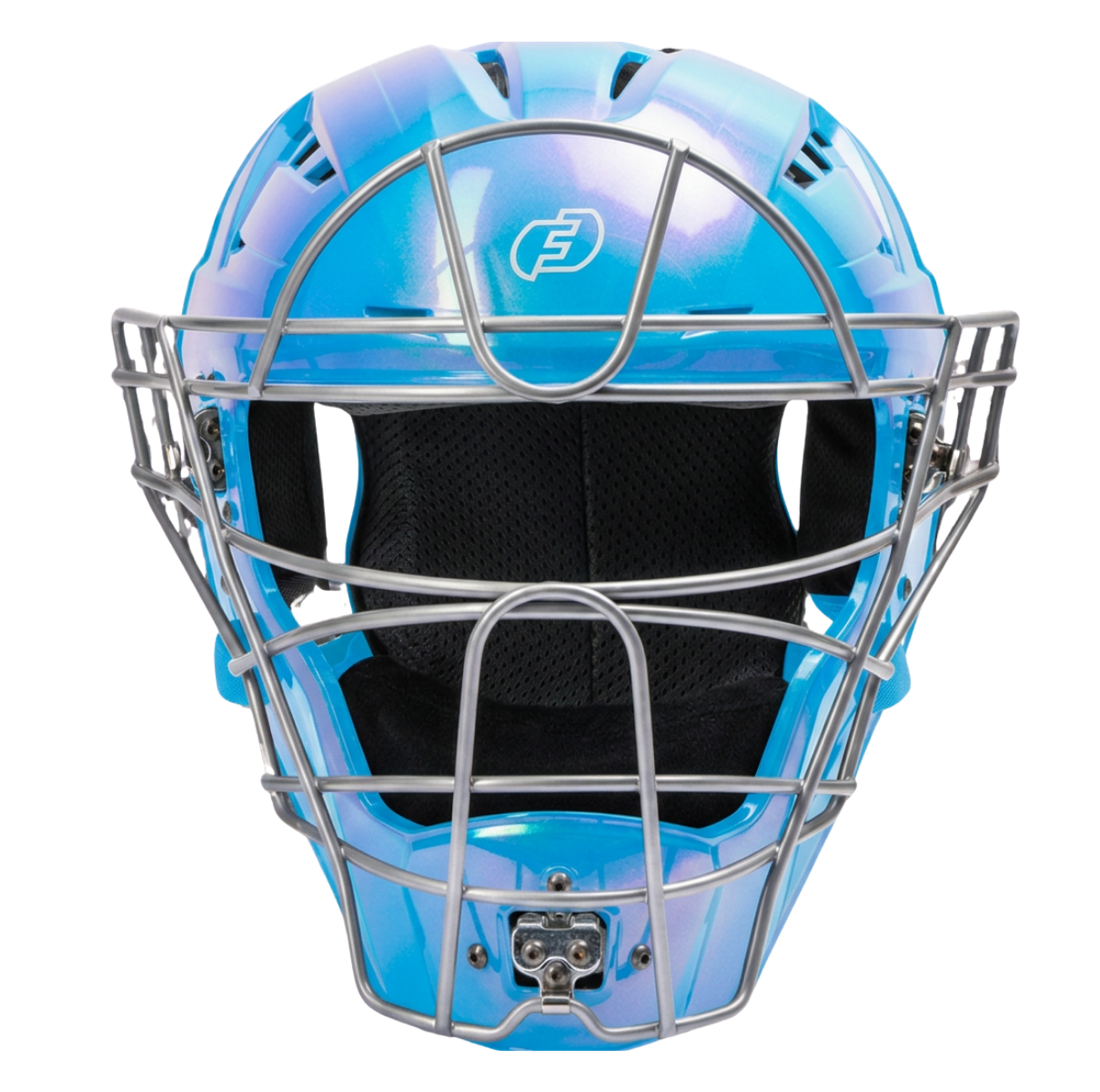 FORCE3 XS3® PRO Limited Edition Chrome Catchers Helmet | Meets NOCSAE