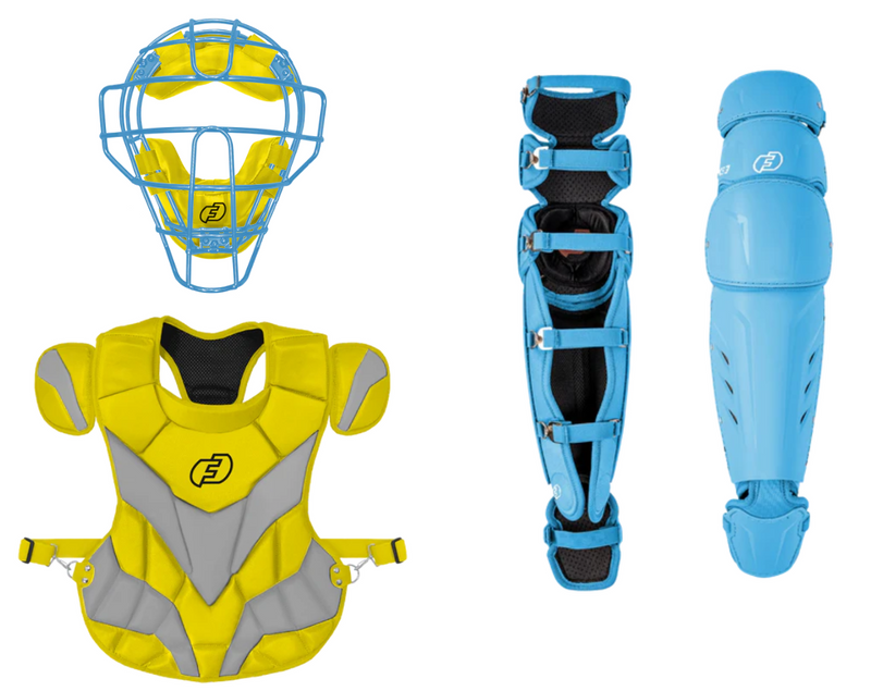 Build Your Own Catchers Set | Traditional Defender Mask, Chest Protector and XS3 leg guards | Save 15% at Checkout
