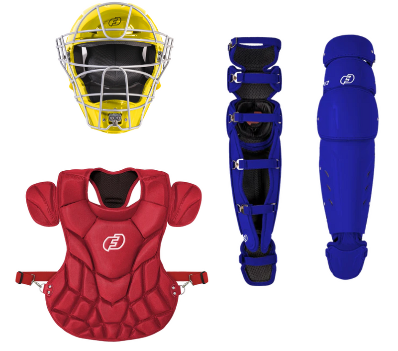 Build Your Own Catcher's Set | XS3® PRO Catchers Helmet, Chest Protector and XS3® Leg Guards | Save 15% at Checkout