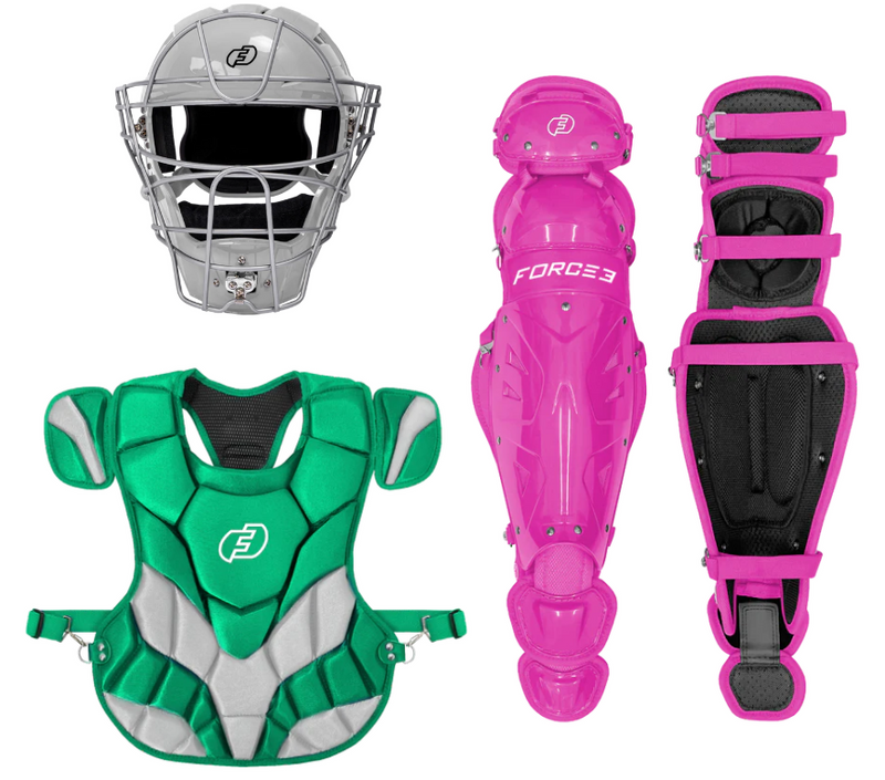 Build Your Own Catcher's Set | Defender Catchers Helmet, Chest Protector and Defender Leg Guards | Save 15% at Checkout