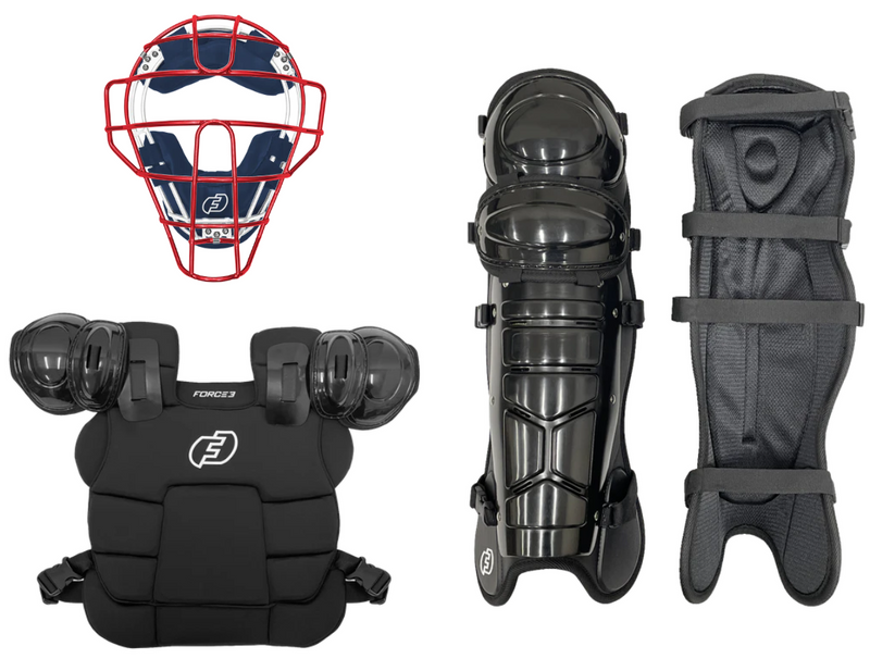 Build Your Own Umpire Set | Traditional Defender Mask, Chest Protector and Leg Guards | Save 15% at Checkout