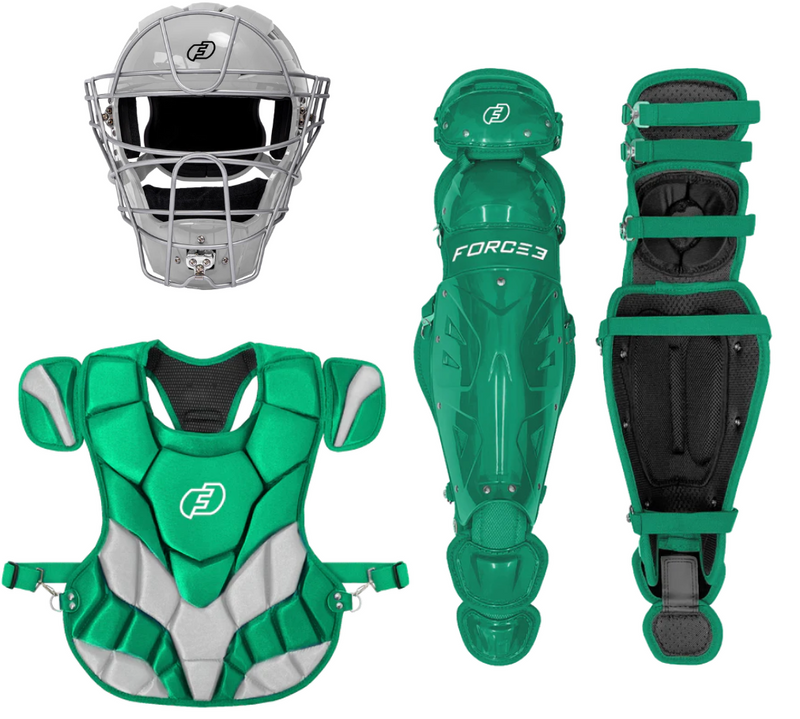 Build Your Own Catcher's Set | Defender Catchers Helmet, Chest Protector and Defender Leg Guards | Save 15% at Checkout