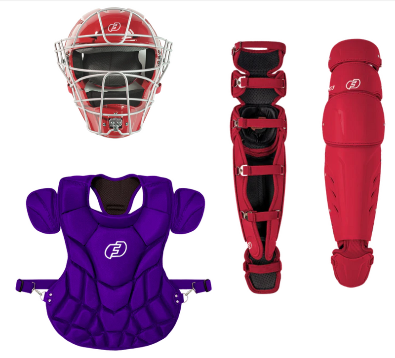Build Your Own Catcher's Set | XS3® PRO Catchers Helmet, Chest Protector and XS3® Leg Guards | Save 15% at Checkout