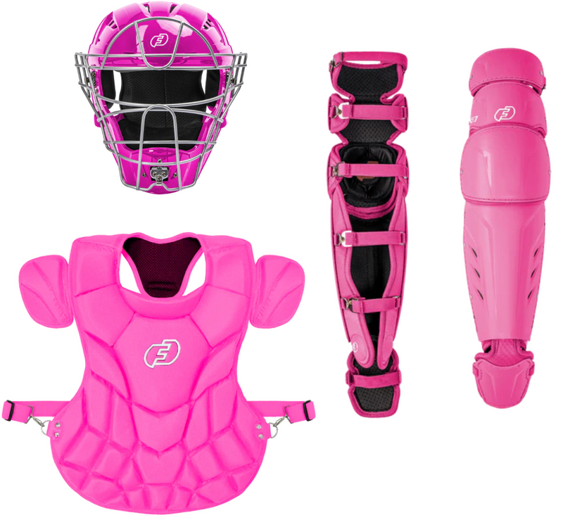 Build Your Own Catcher's Set | XS3® PRO Catchers Helmet, Chest Protector and XS3® Leg Guards | Save 15% at Checkout